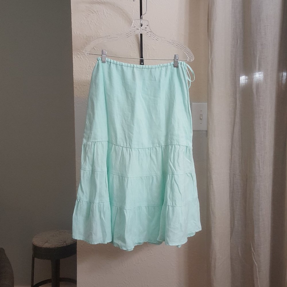 Gap Tiered Linen Skirt